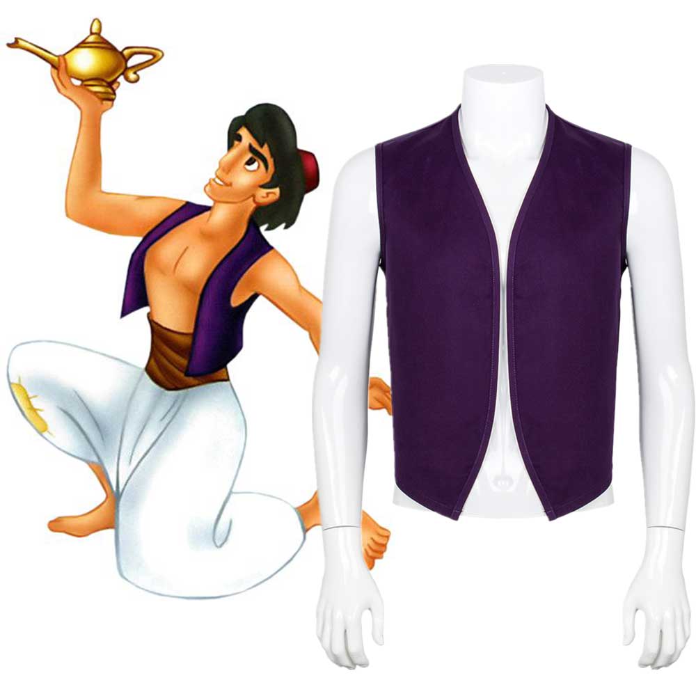 Disfraz De Cosplay De Aladdin De Anime Para Hombre Adulto, U
