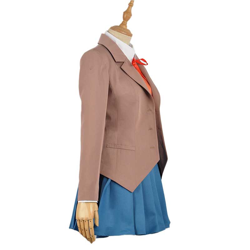 Juego caliente Doki Doki Club de Literatura! Uniforme Disfraces Cosplay Sayori Yuri Natsuki Escuela Monika