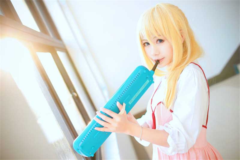 su mentira en abril cosplay shigatsu wa kimi no uso kaori miyazono primer episodio